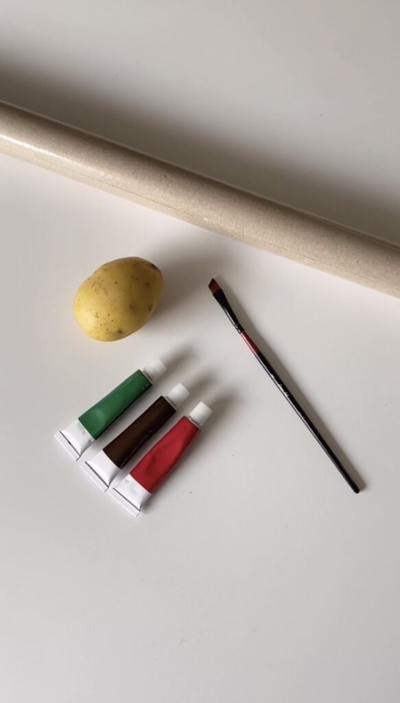 Dette skal du bruge til at lave noget flot gavepapir