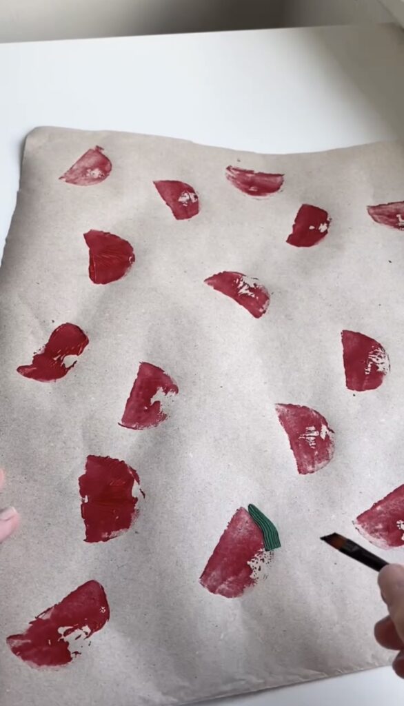 Nu males vandmelonskal på