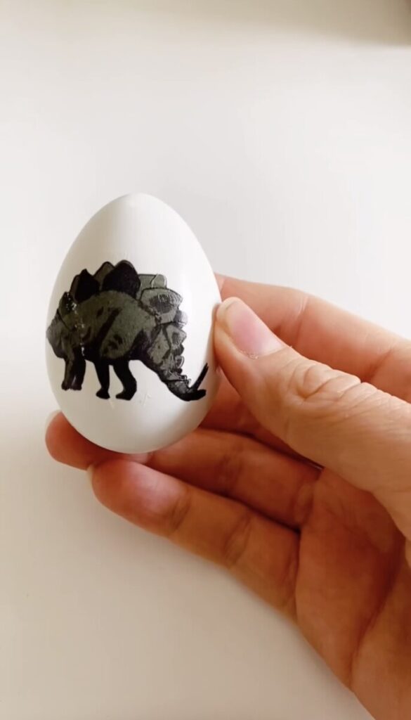 De seje dinosaur påskeæg.