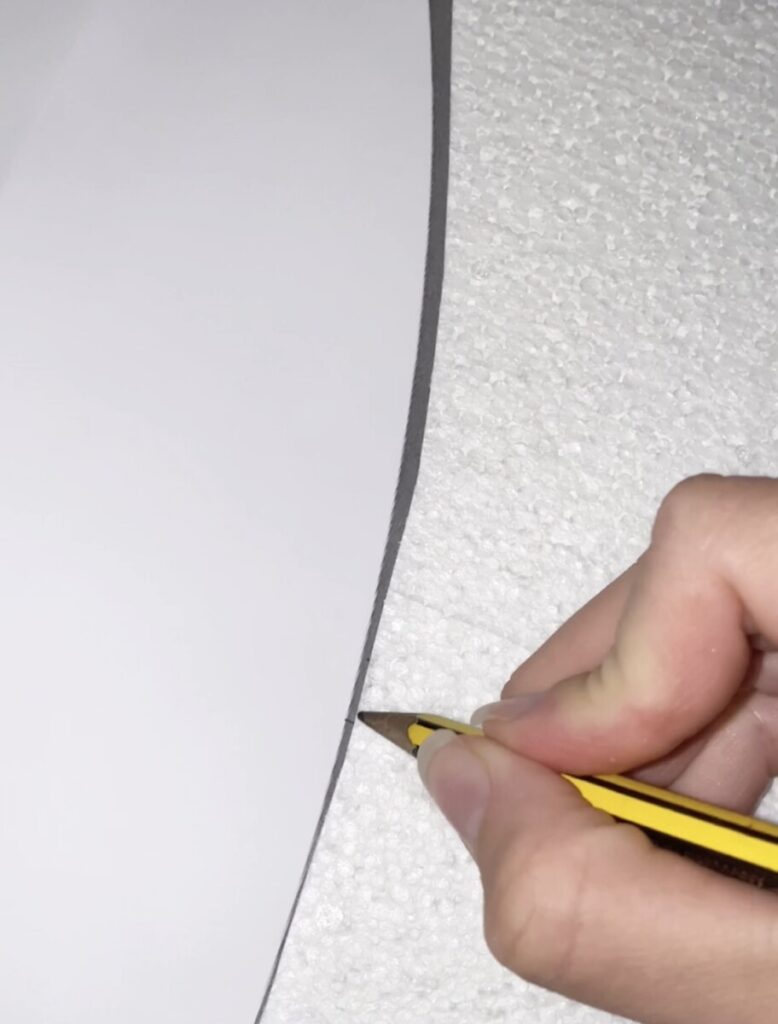 Skitser tallet på flamingopladerne.