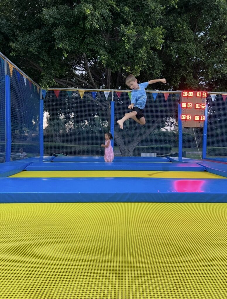 Trampolin på Rhodos